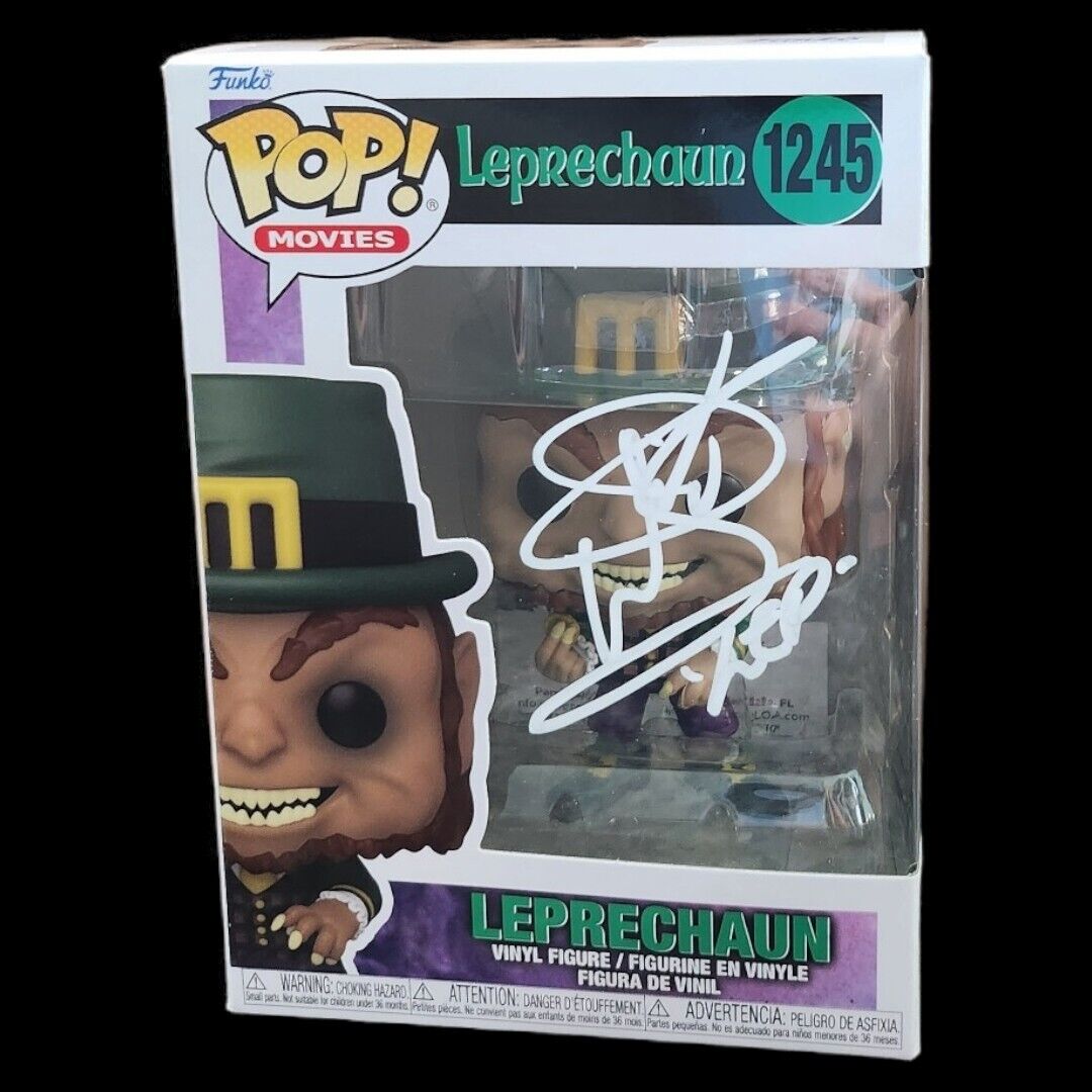 Funko Pop! #1245 Movies: Leprechaun Signed By Warwick Davis JSA COA Horror