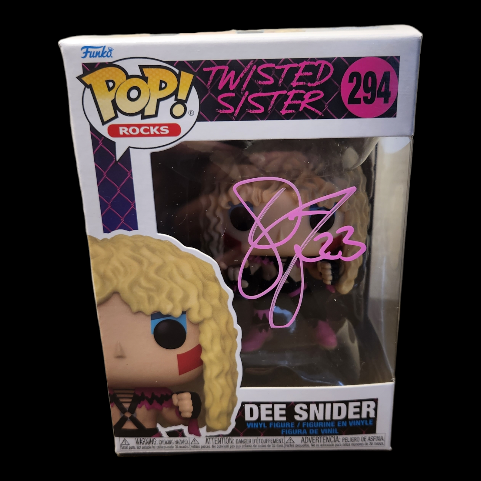 Signed Pop by Dee Snider of Twisted Sister!