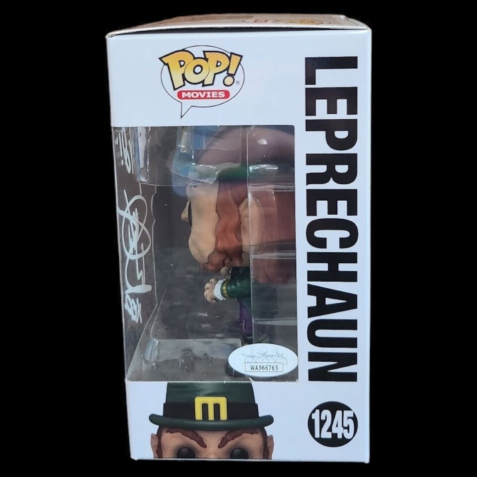 Funko Pop #1245 Movies: Leprechaun Signed By Warwick Davis JSA COA Horror Sci Fi