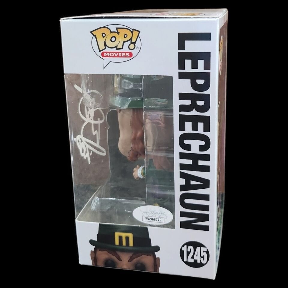 Funko Pop! #1245 Movies: Leprechaun Signed By Warwick Davis JSA COA Horror