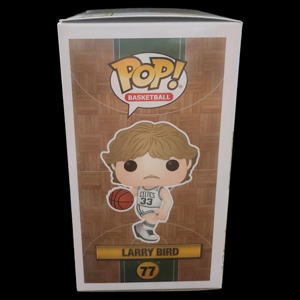 Autographed Rare Larry Bird Funko Pop Basketball Boston Celtics Home Beckett COA