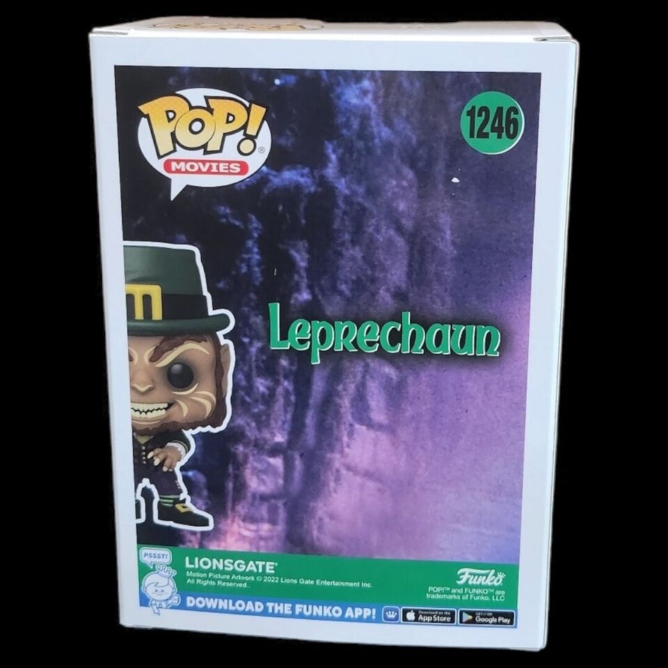 Leprechaun Funko Pop #1256 Special Edition Signed By Warwick Davis JSA COA