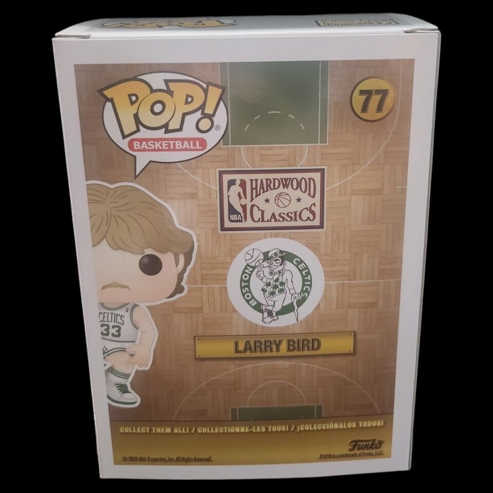 Autographed Rare Larry Bird Funko Pop Basketball Boston Celtics Home Beckett COA