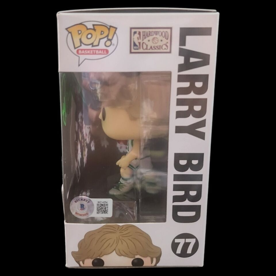 Autographed Rare Larry Bird Funko Pop Basketball Boston Celtics Home Beckett COA