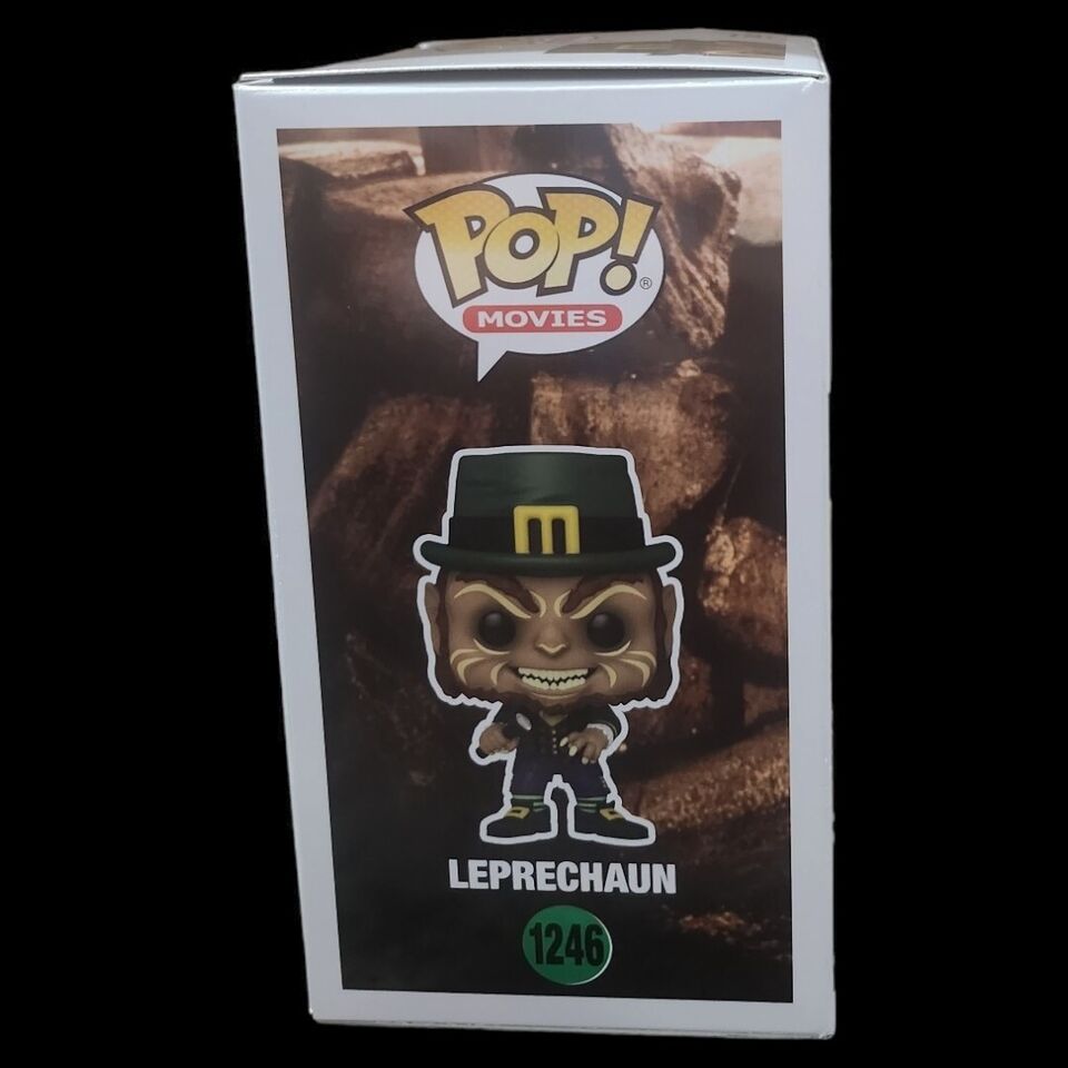 Funko Pop #1246 Leprechaun Glows in the Dark FYE Exclusive Warwick Davis Signed