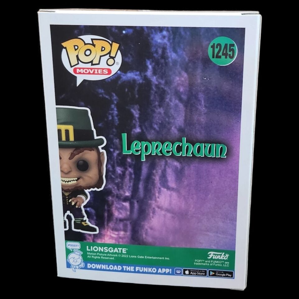 Funko Pop! #1245 Movies: Leprechaun Signed By Warwick Davis JSA COA Horror