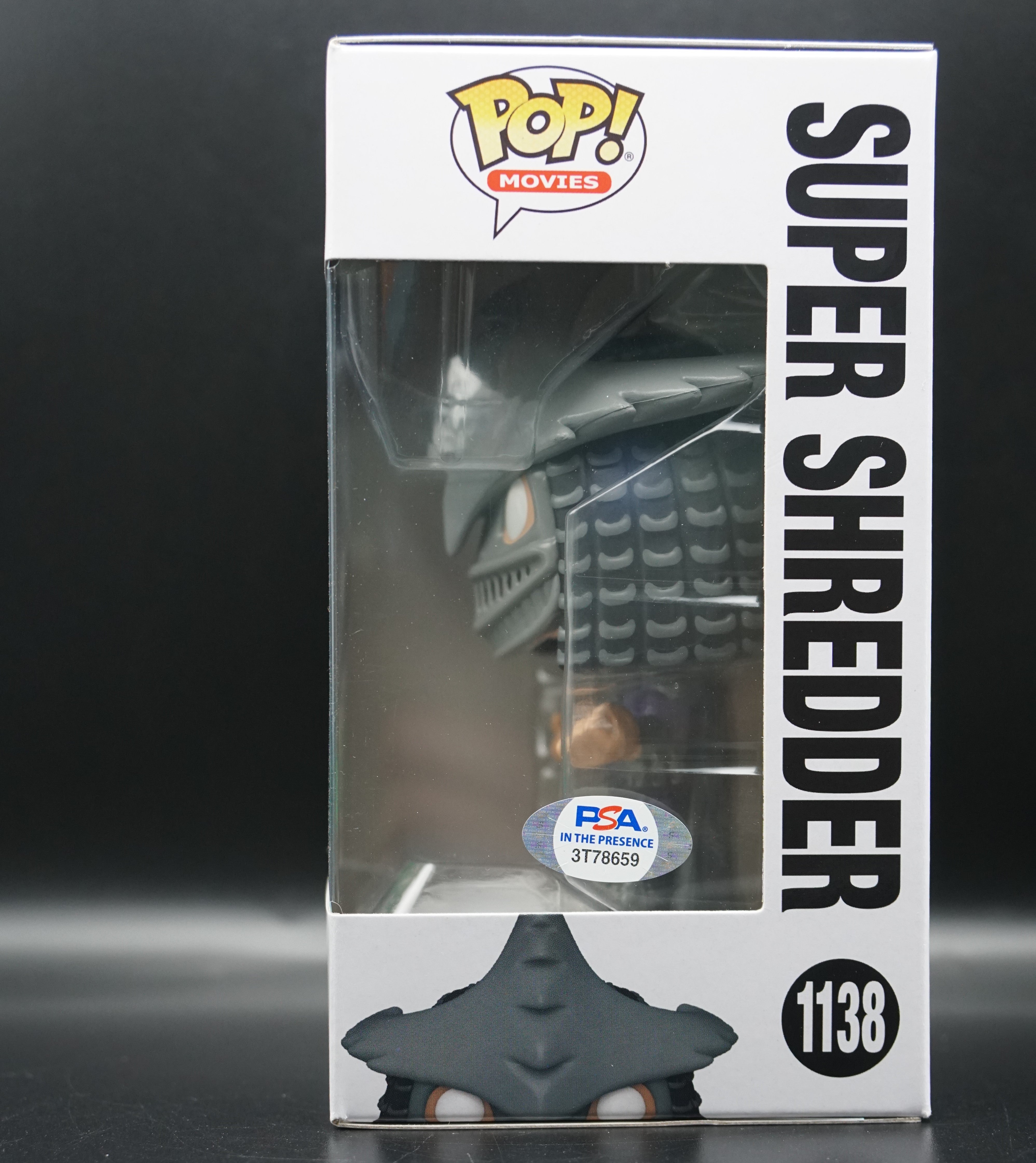 Super Shredder Funko Pop #1138 Signed by Kevin Nash with PSA COA