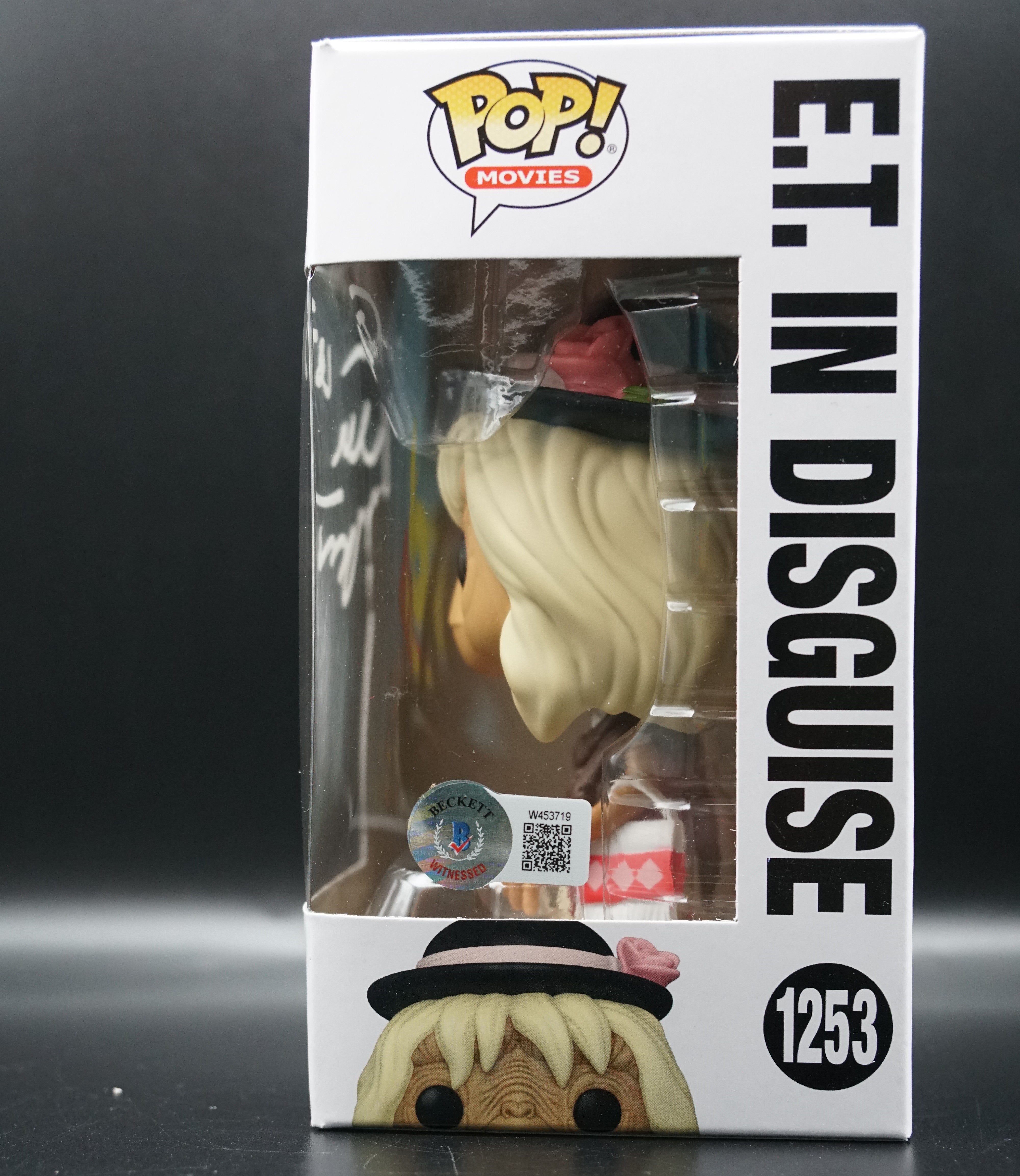 E.T in Disguise #1253 Signed by Matthew Demeritt Beckett in Pink or White Paint Pen