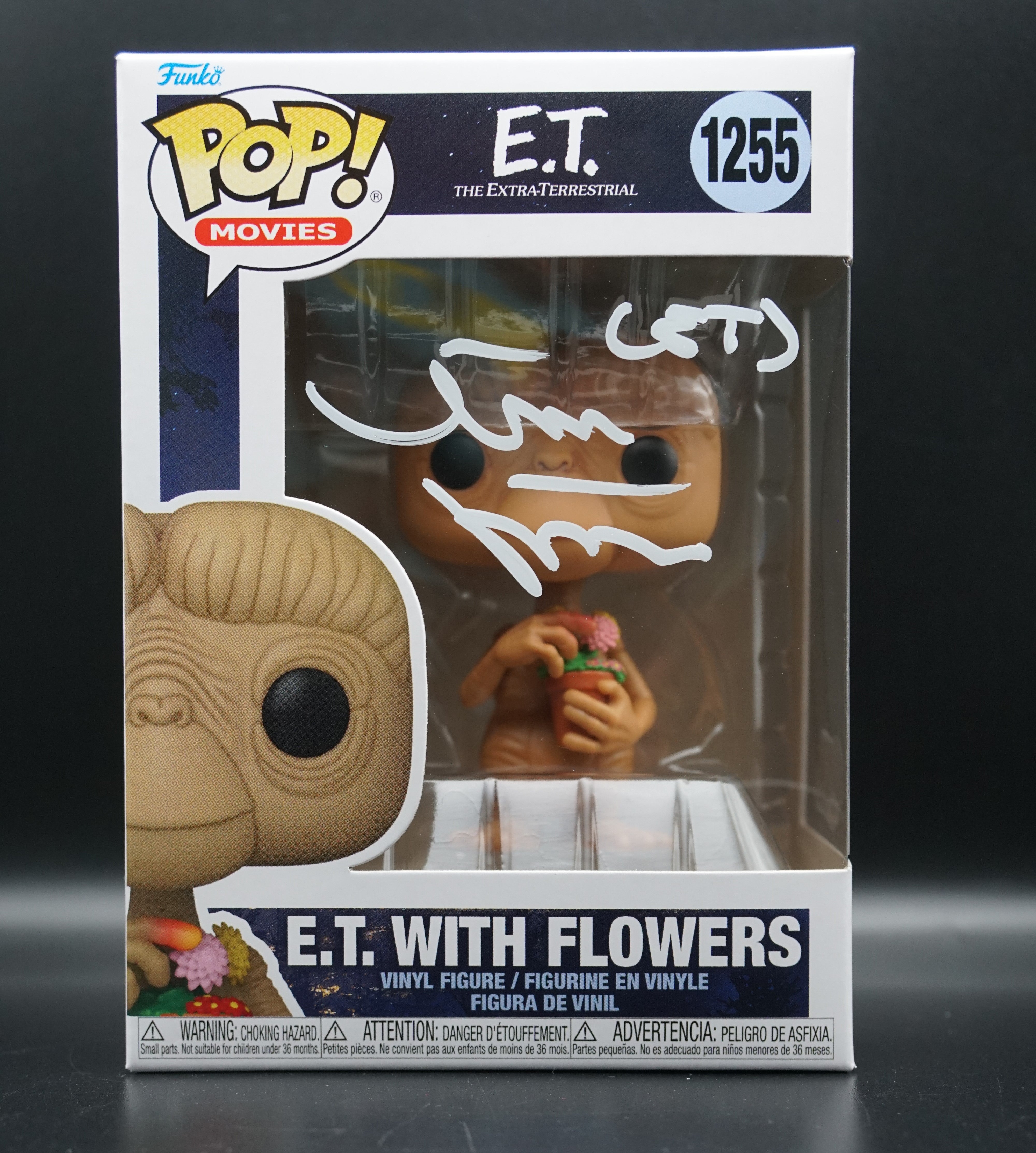 E.T W Flowers  Funko Pop #1255- Signed by Matthew De Meritt