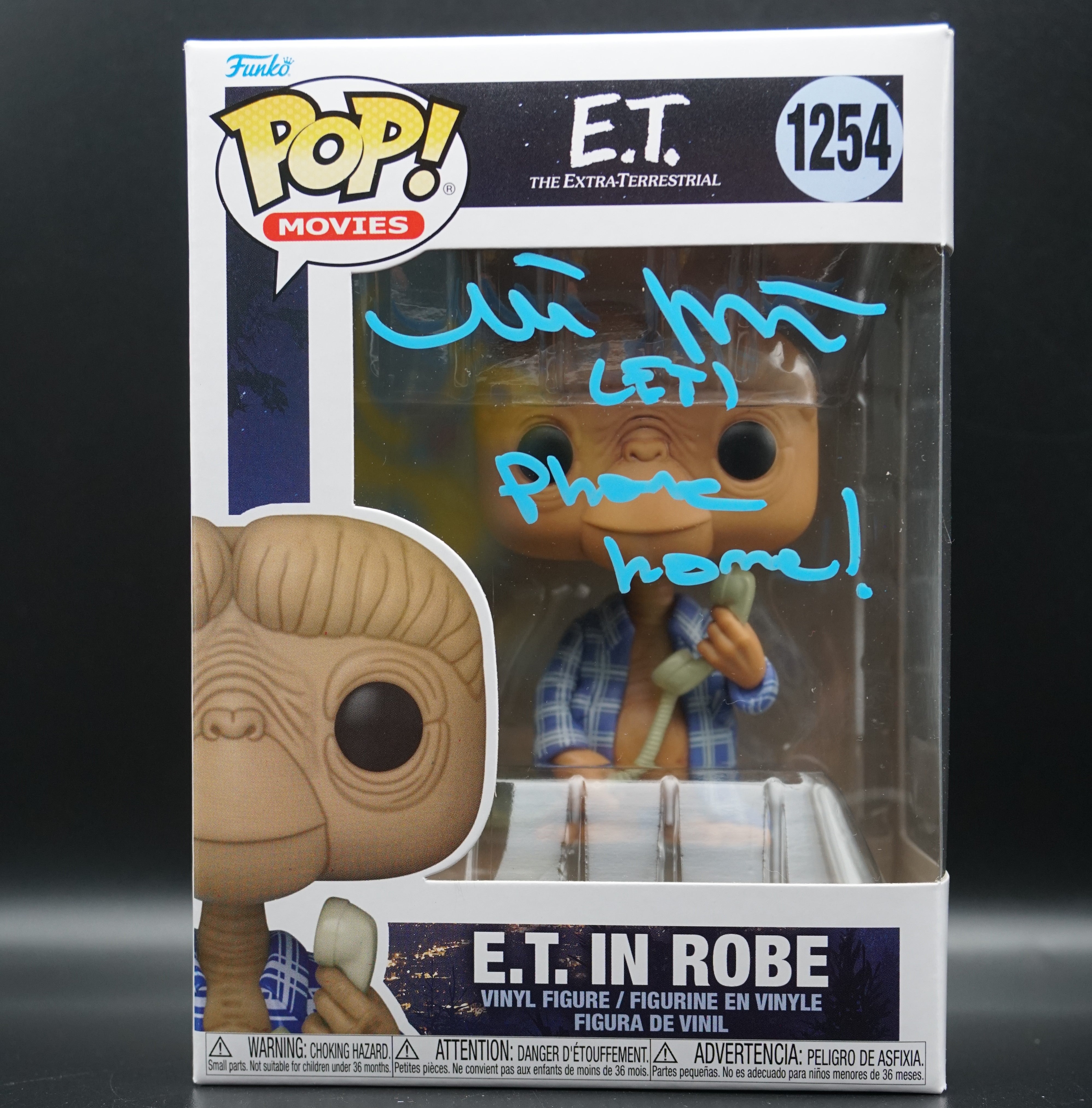 E.T in Robe #1254 Signed by Matthew De Meritt with Inscription "Phone Home!"