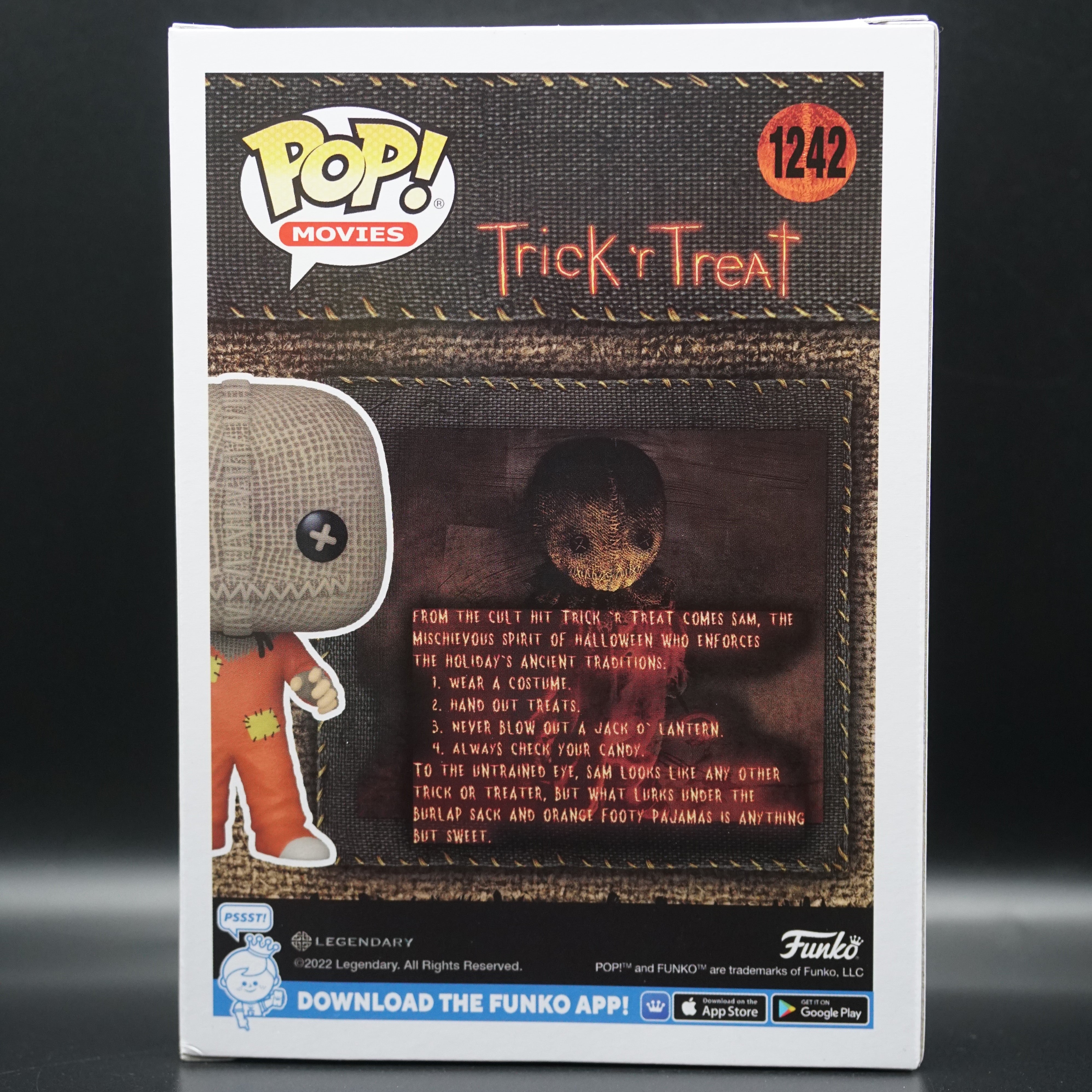 Sam Funko Pop #1242 with White Paint Pen PSA COA- Signed by Quinn Lord