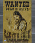 Cactus Jack Wanted Poster Signed by Mick Foley as Cactus Jack Inscribed Bang Bang - Size 12x18 PSA