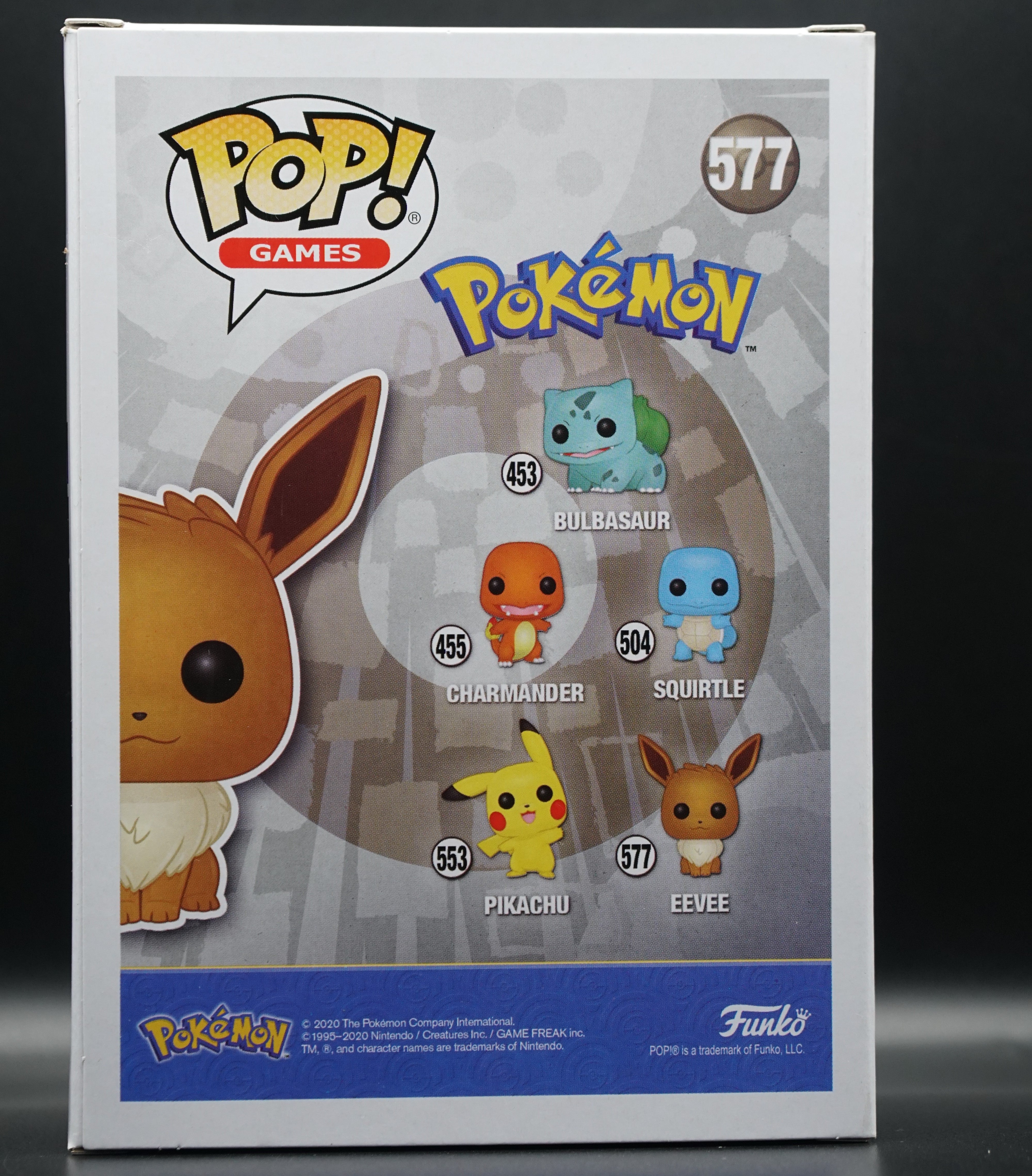 Flocked Eevee Funko Pop #577 Limited Edition from Wondrous Convention