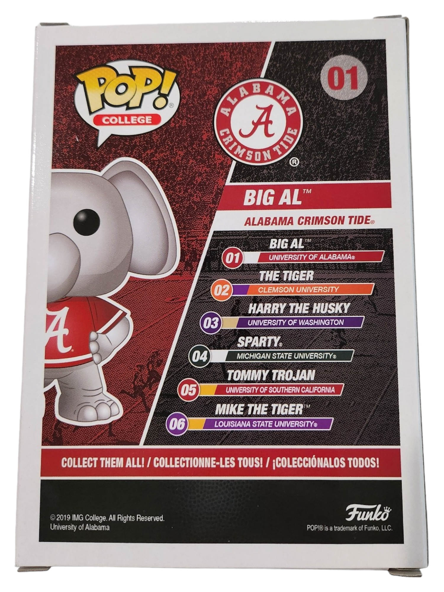 Nick Saban signed Big Al Funko Pop
