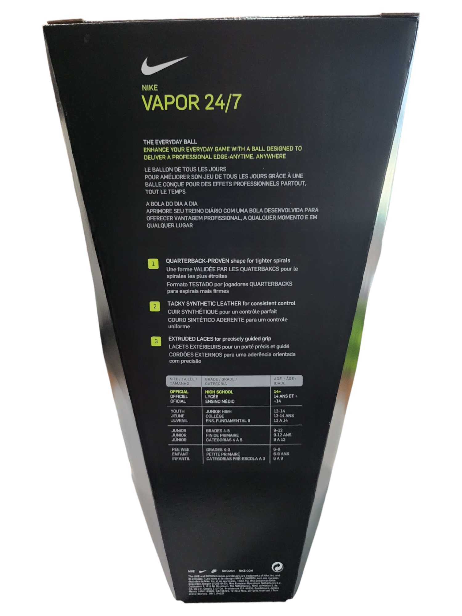 Nick Saban Signed Nike Vapor Football