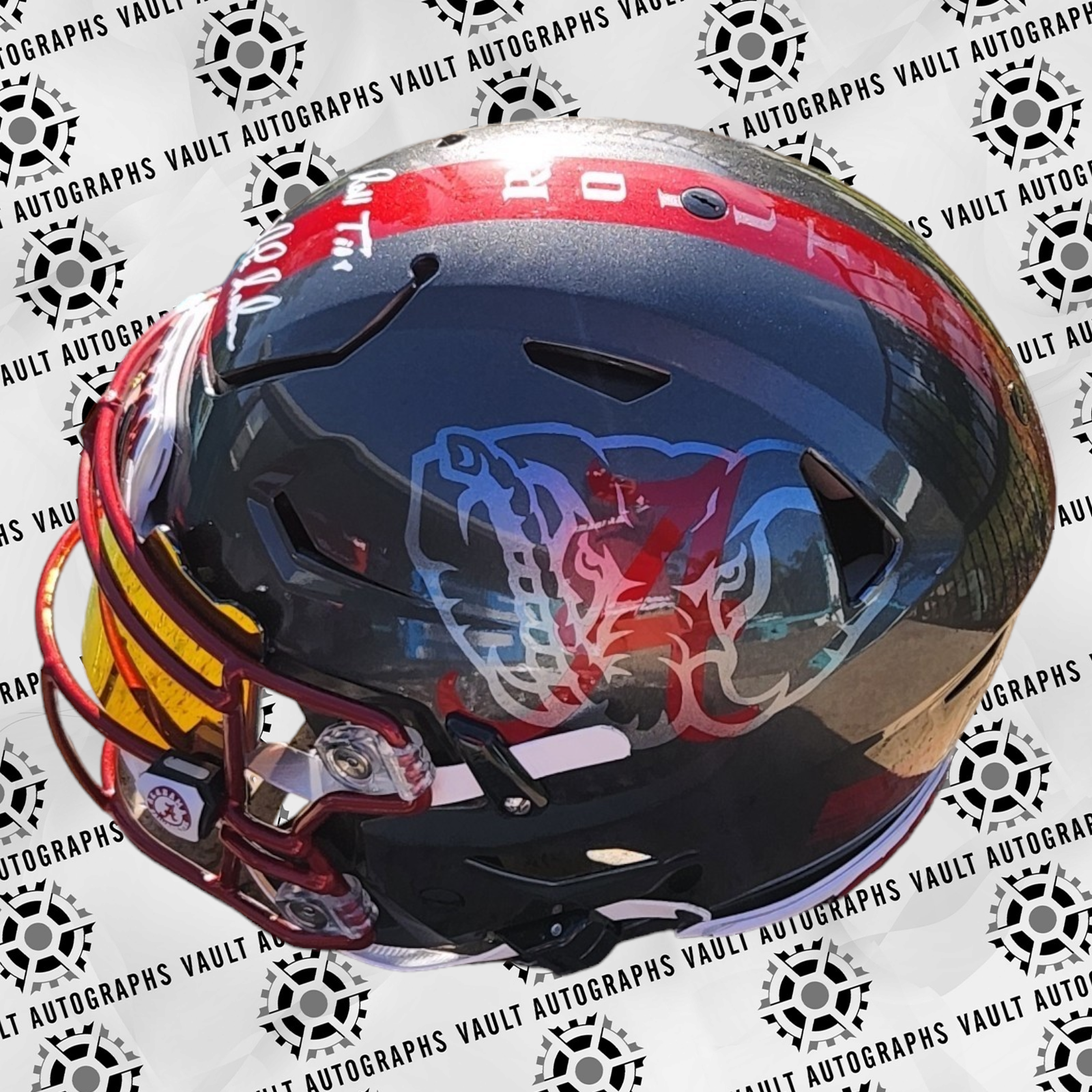 Nick Saban Signed Custom Painted Speed Flex Helmet with 3D Bumpers & Face Sheild  Beckett Witnessed COA