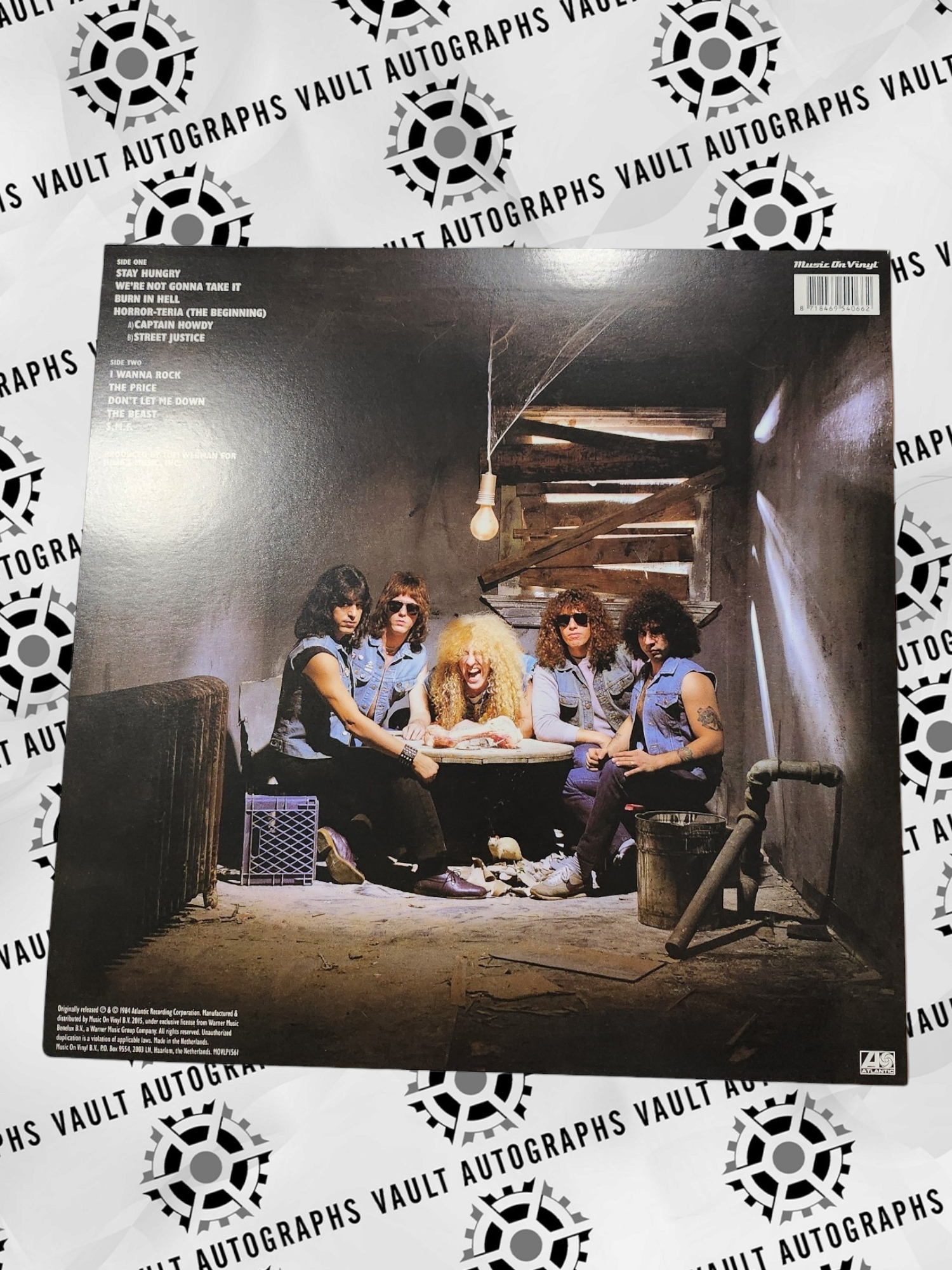 Twisted Sister Stay Hungry Vinyl signed by Dee Snider