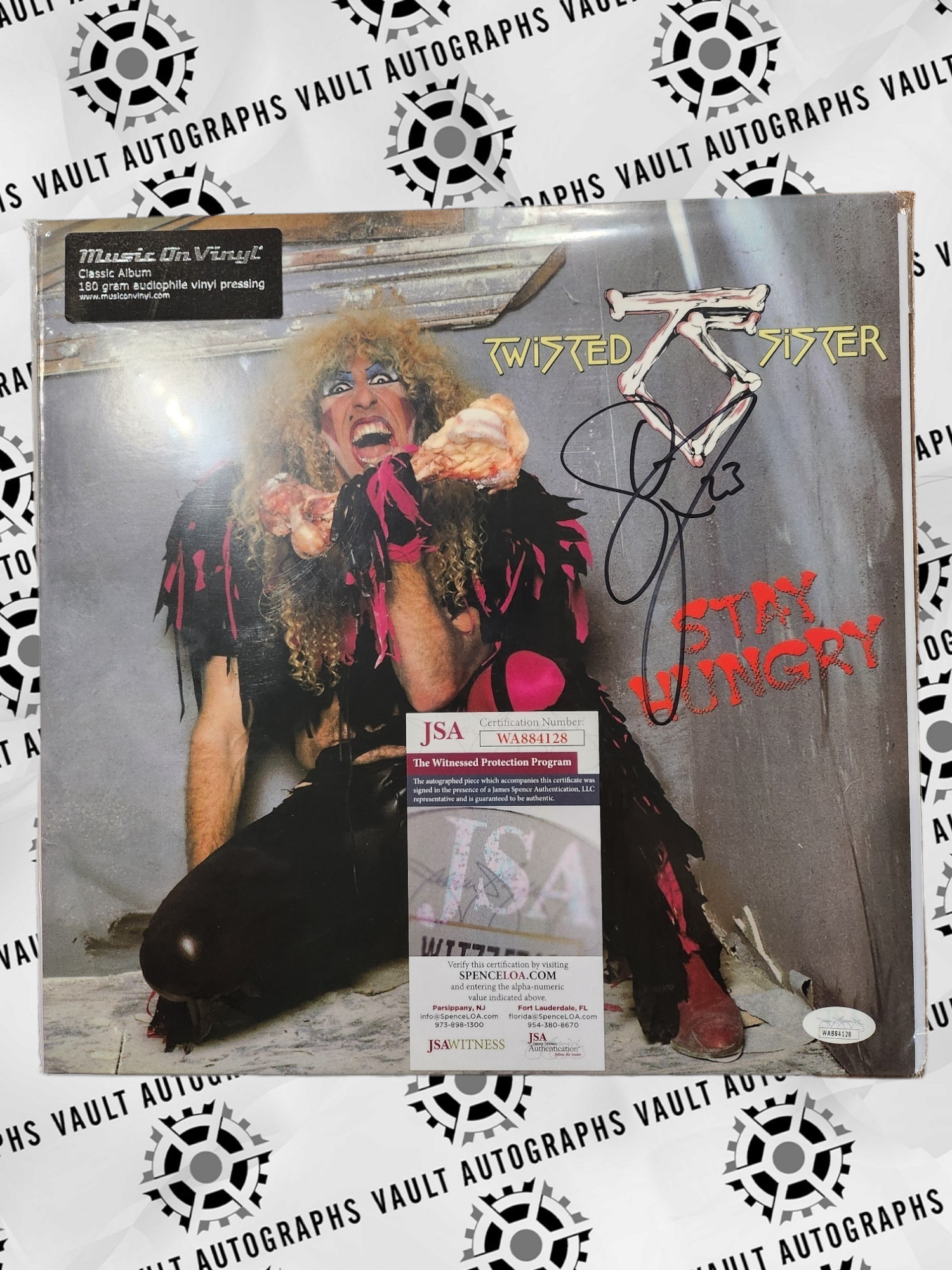 Twisted Sister Stay Hungry Vinyl signed by Dee Snider