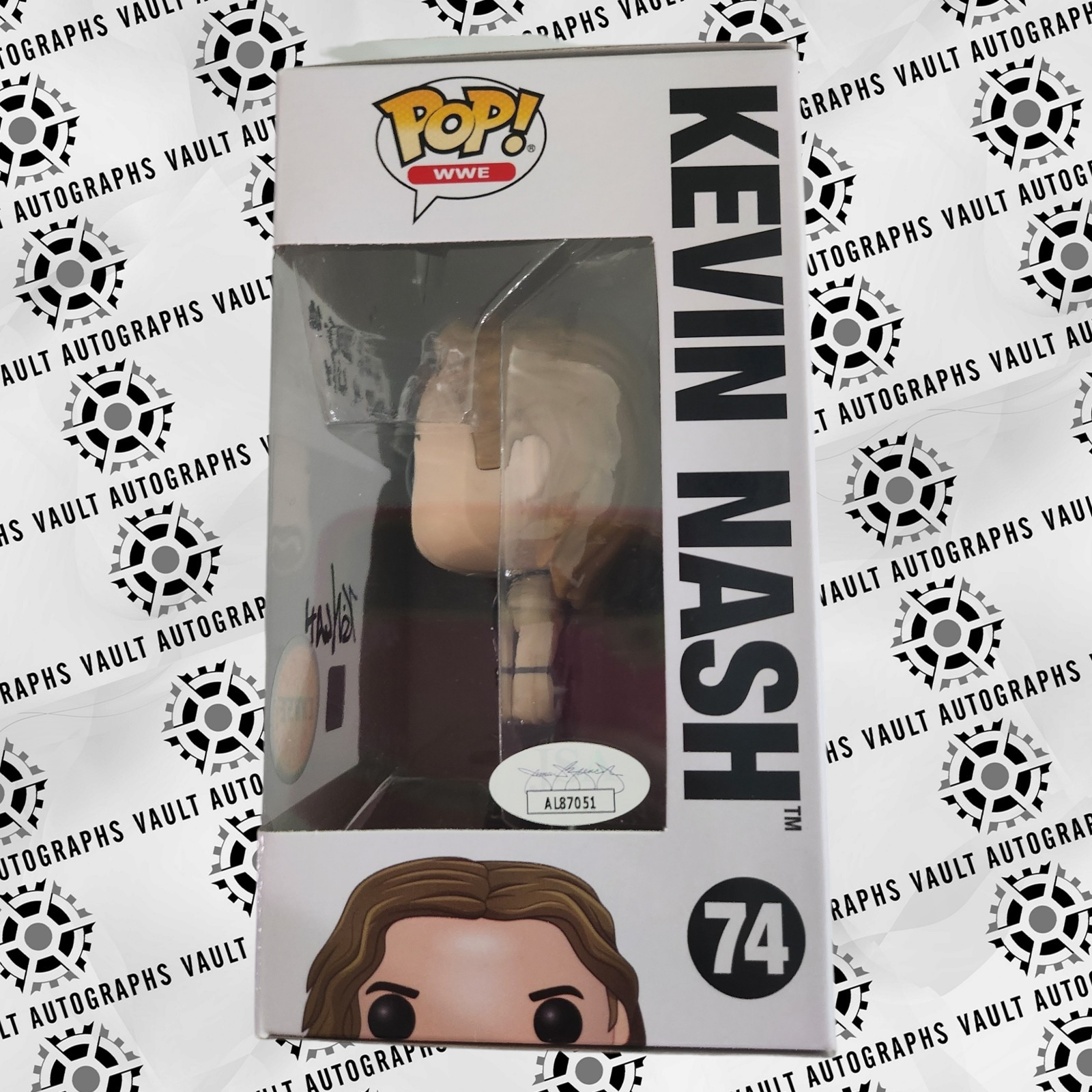 Signed Kevin Nash Funko Pop#74 Limited Edition Chase JSA COA