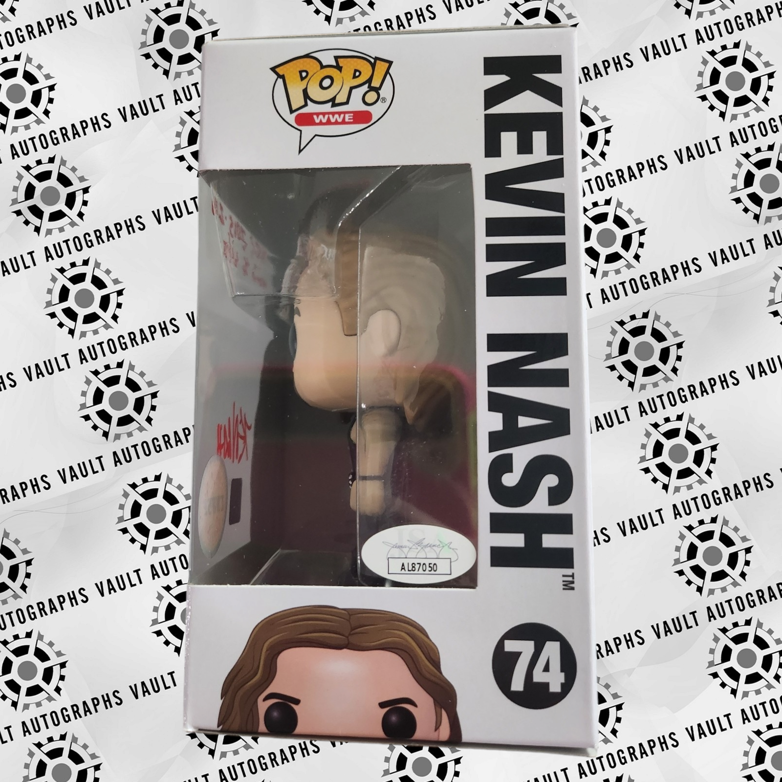 Signed Kevin Nash Funko Pop #74 Limited Chase Edition JSA COA