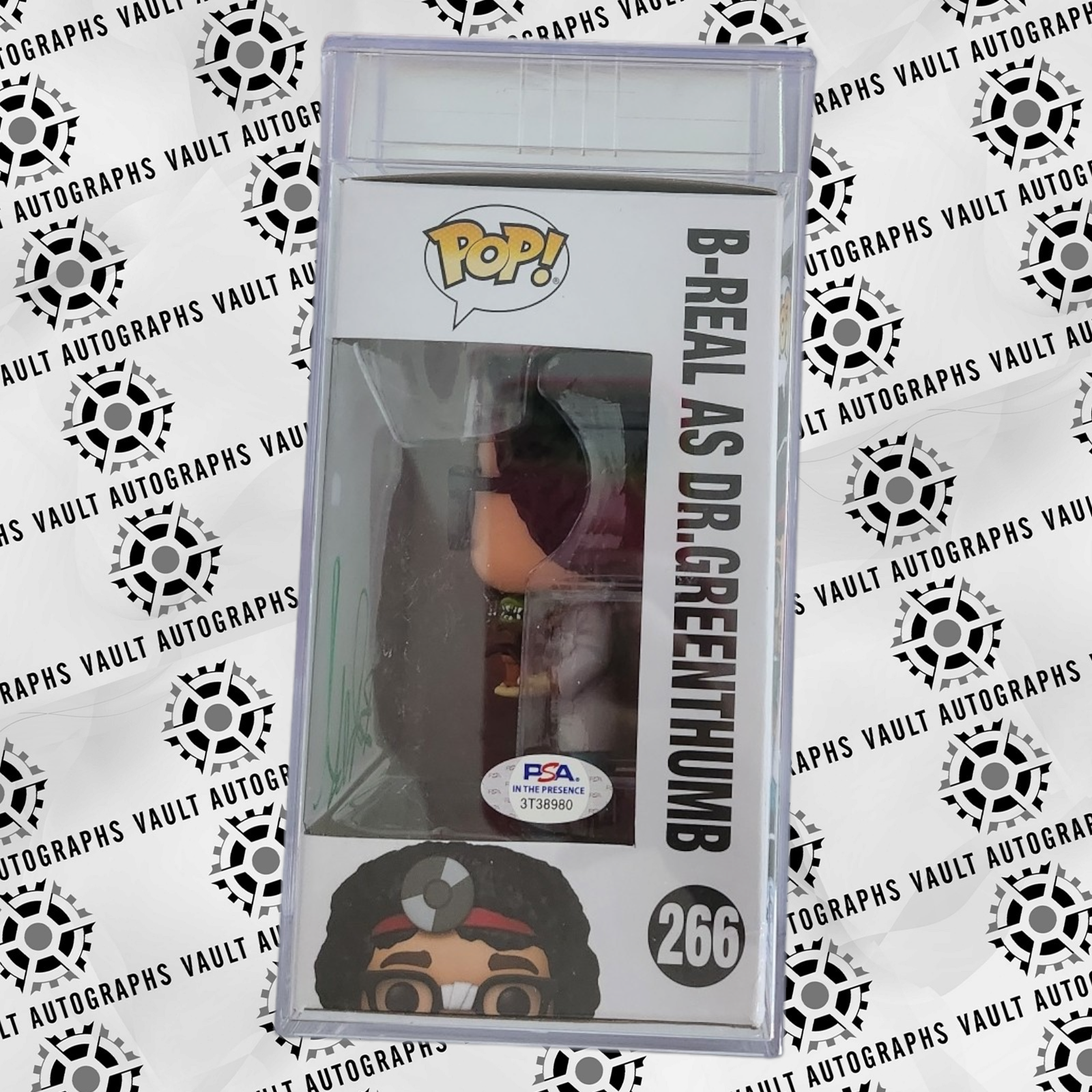 Encapsulated PSA Signed B-Real Cypress Hill Funko Pop #266