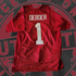 Kalen DeBoer signed custom crimson jersey with JSA COA