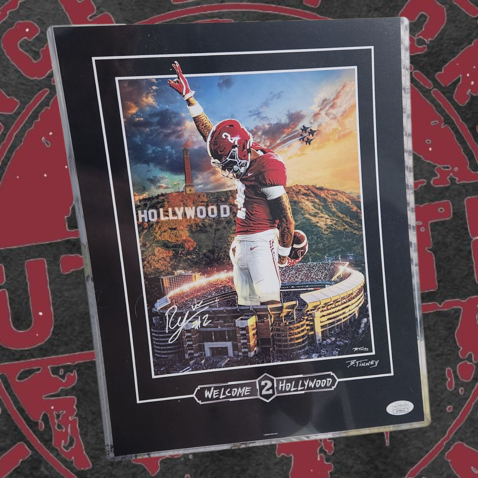 Ryan Williams signed 11x14 Welcome 2 Hollywood  JSA COA