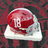 Kalen DeBoer signed Alabama mini helmet JSA COA