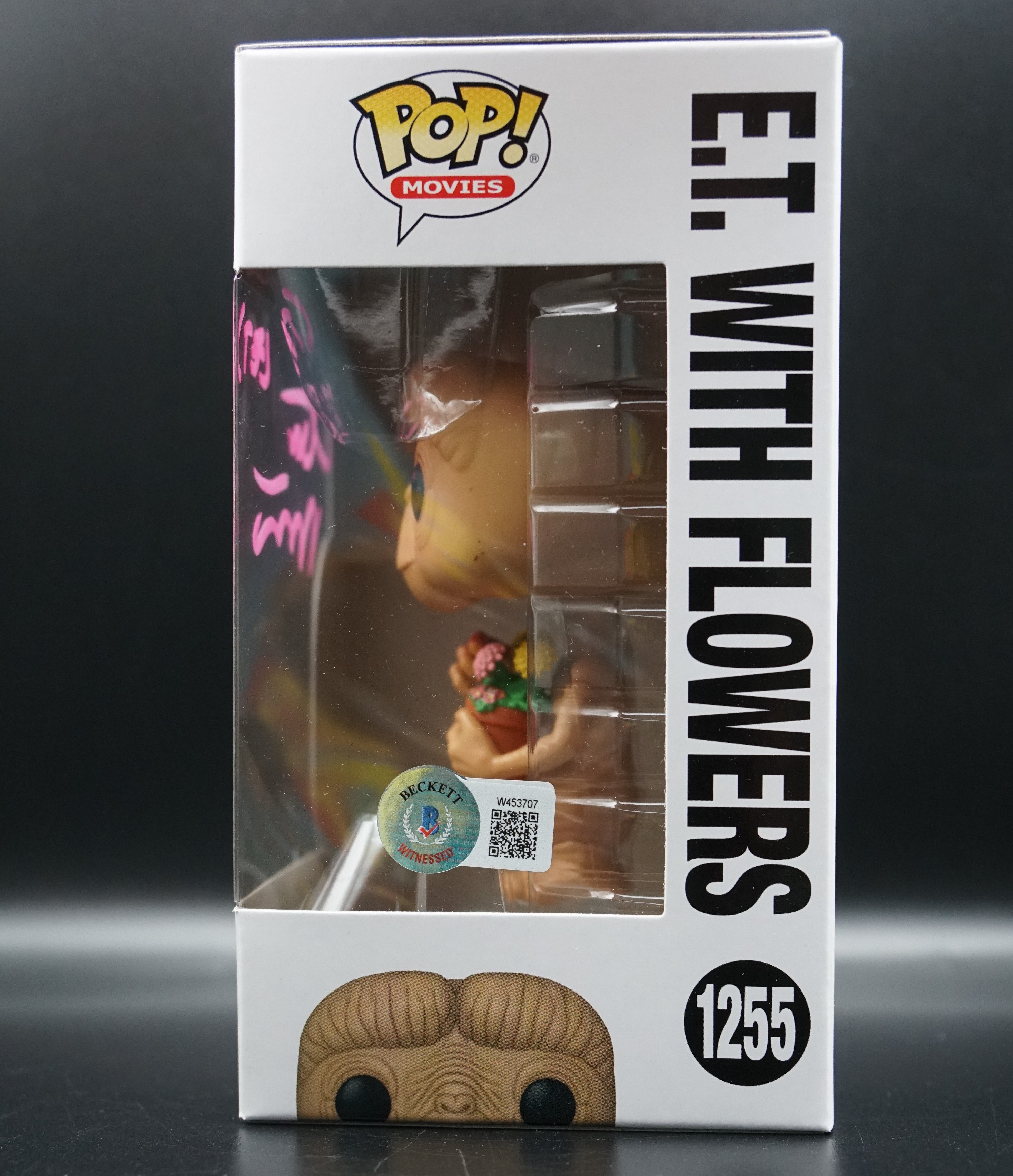 E.T W Flowers  Funko Pop #1255- Signed by Matthew De Meritt