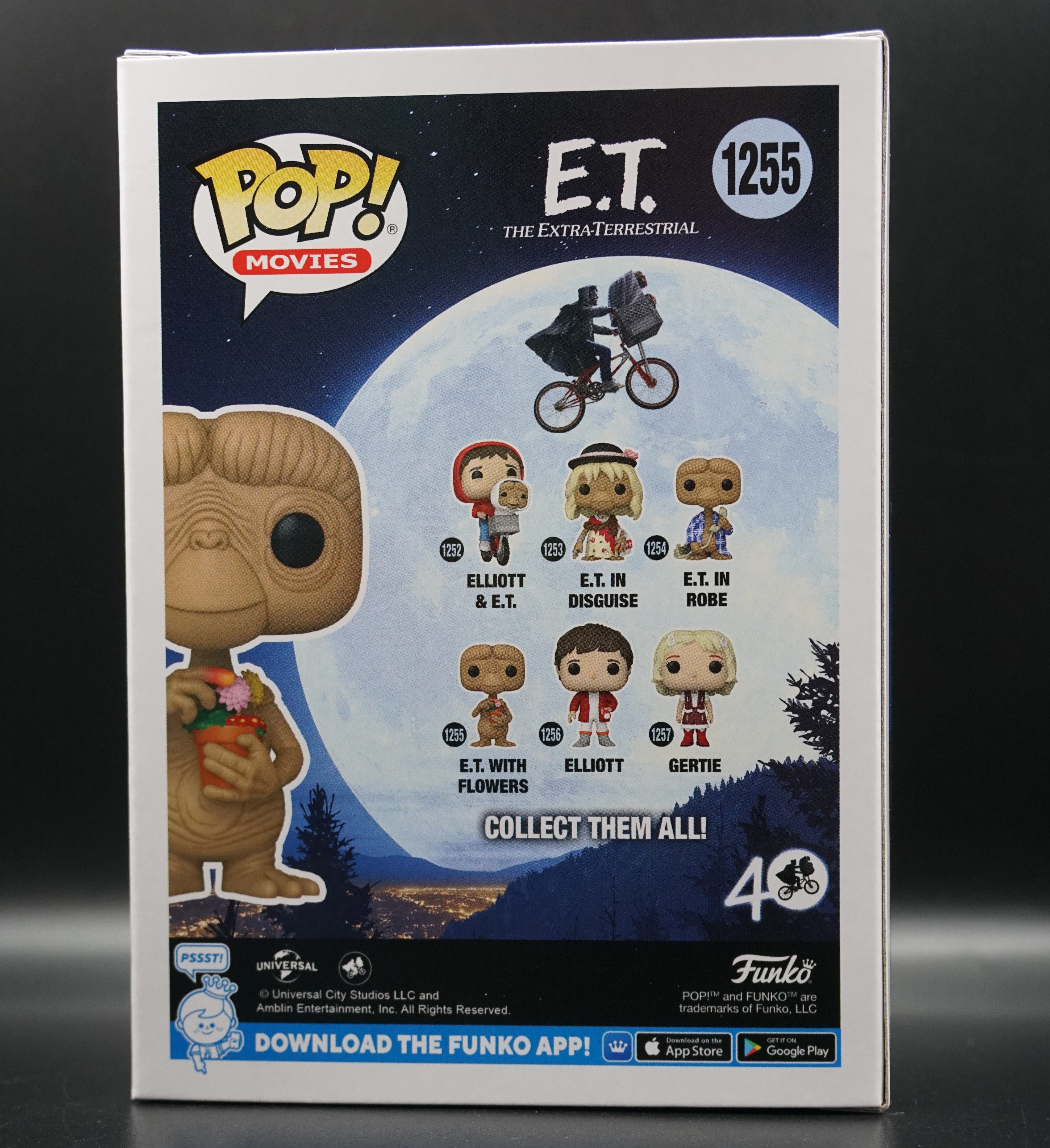 E.T W Flowers  Funko Pop #1255- Signed by Matthew De Meritt