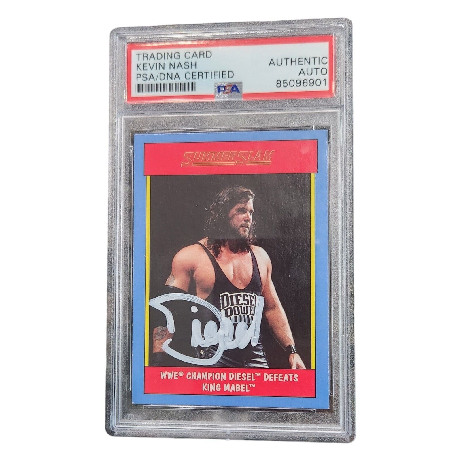 DIESEL Kevin Nash WWE 2017 Topps SUMMER SLAM PSA Encapsulated Trading Card