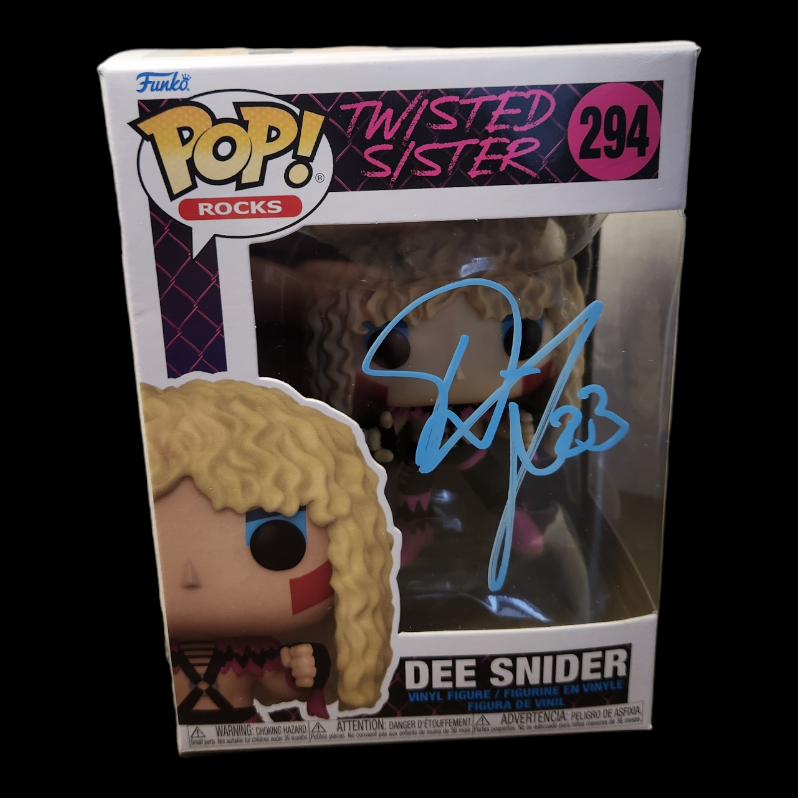 Signed Pop by Dee Snider of Twisted Sister!