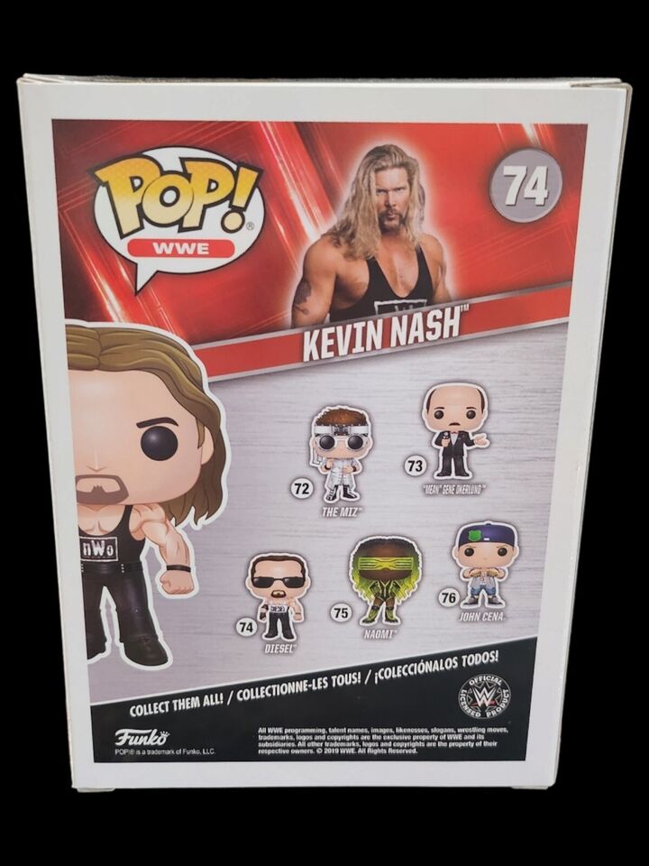 Autographed Funko Pop Sports WWE Diesel Vinyl Figure Kevin Nash PSA COA Wrestler