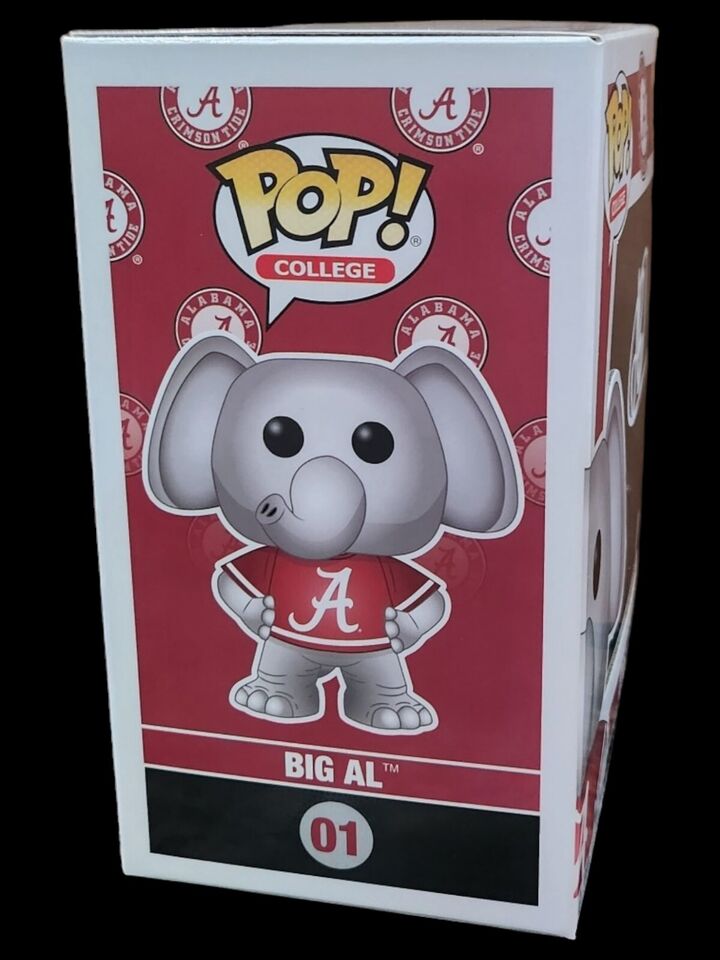Signed Isaiah Bond Funko Pop College Mascots Alabama Big Al #01 Beckett COA