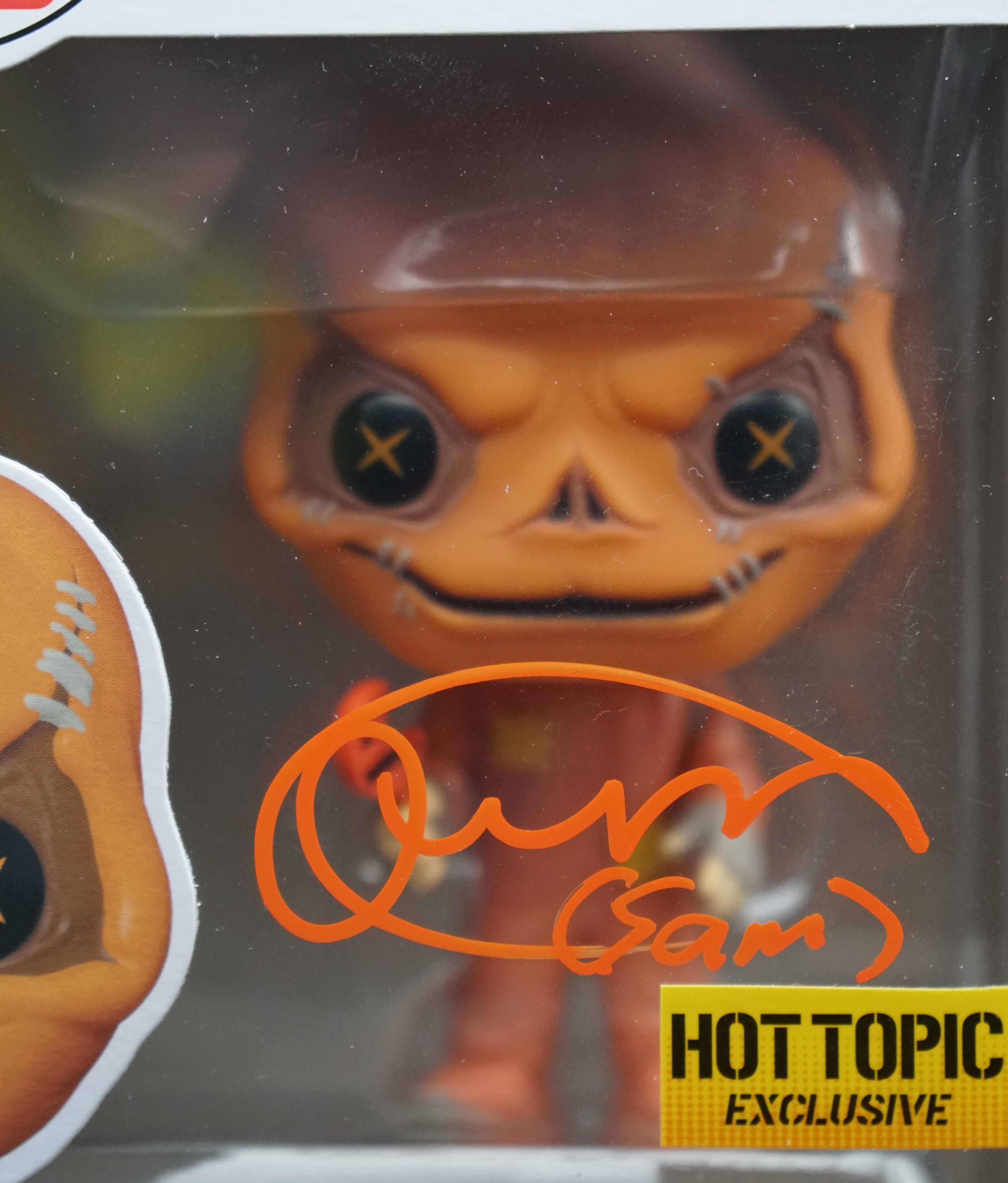 Sam Funko Pop Hot Topic Exclusive #1121 PSA COA - Signed by Quinn Lord