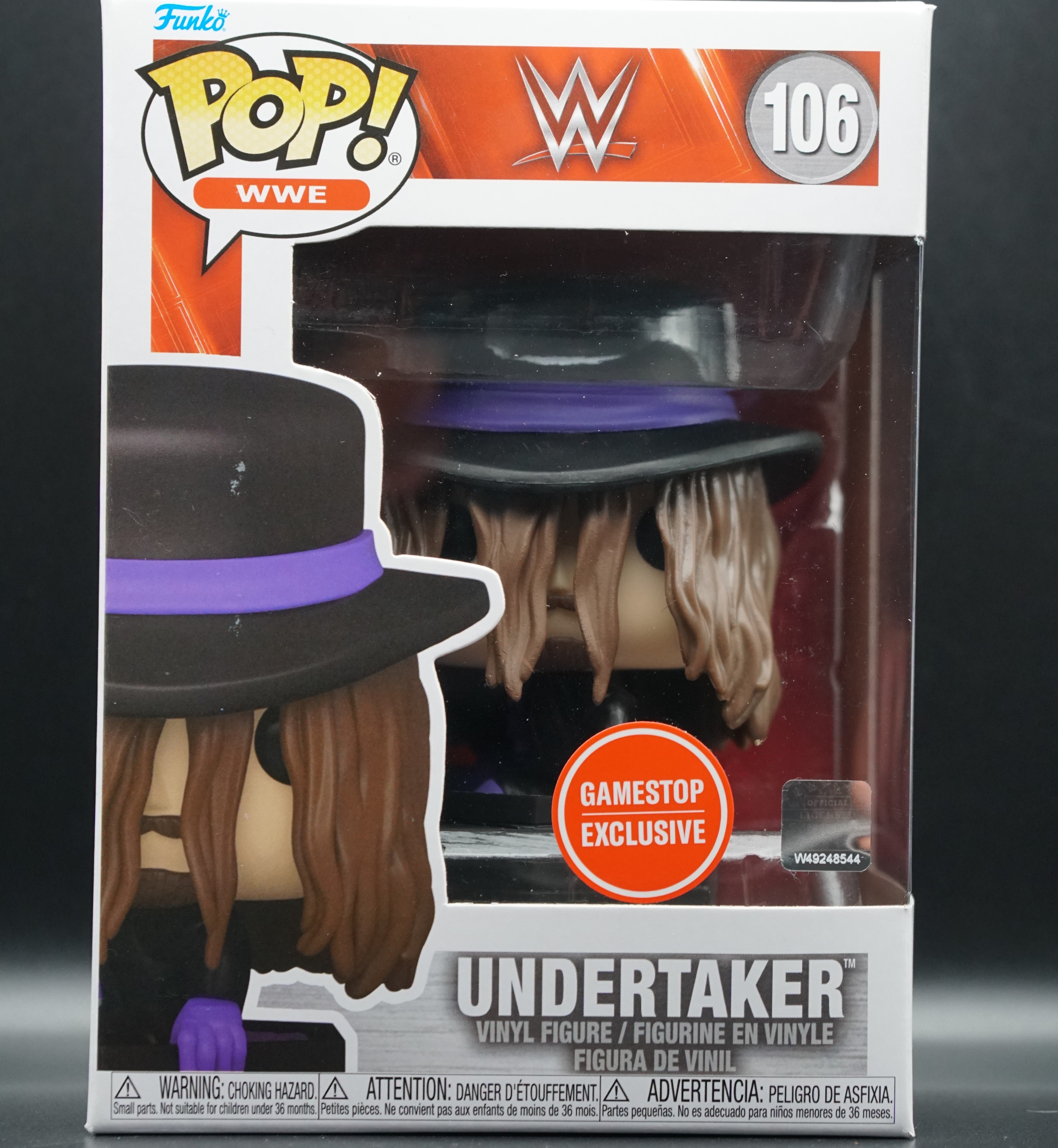 WWE Funko Pop#106 GameStop Exclusive Undertaker