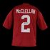 Alabama Jase McClellan RB #2 - Signed in black sharpie with PSA COA crimson home jersey