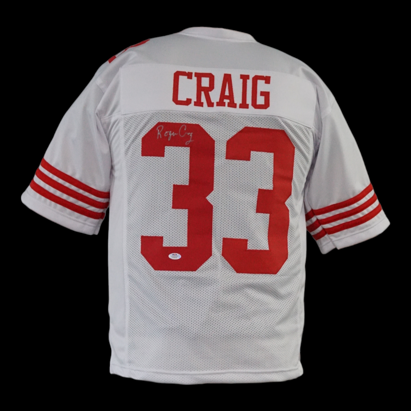 Home Red Jersey & Away White Jersey - Signed by Roger Craig