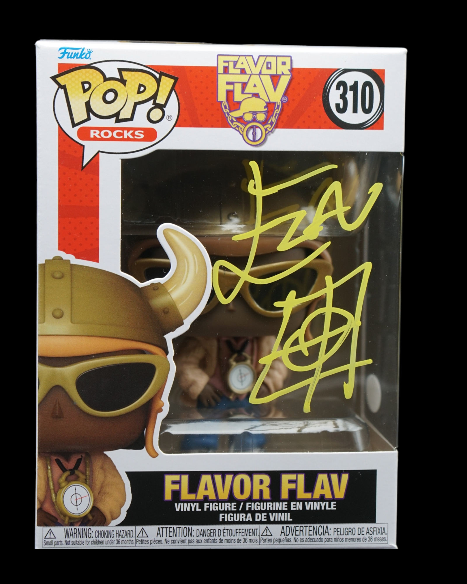 Flavor Flav Funko Pop #310 JSA COA - Autographed by Flavor Flav