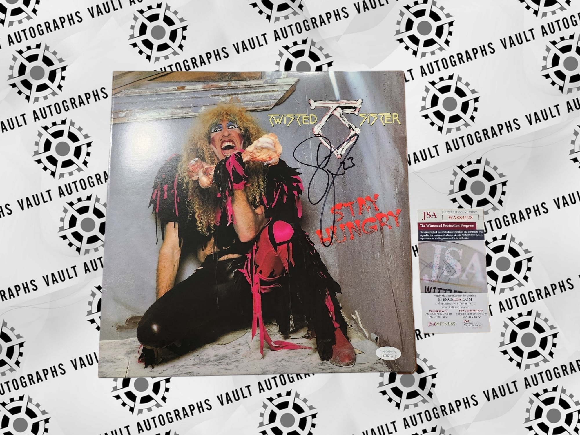 Twisted Sister Stay Hungry Vinyl signed by Dee Snider