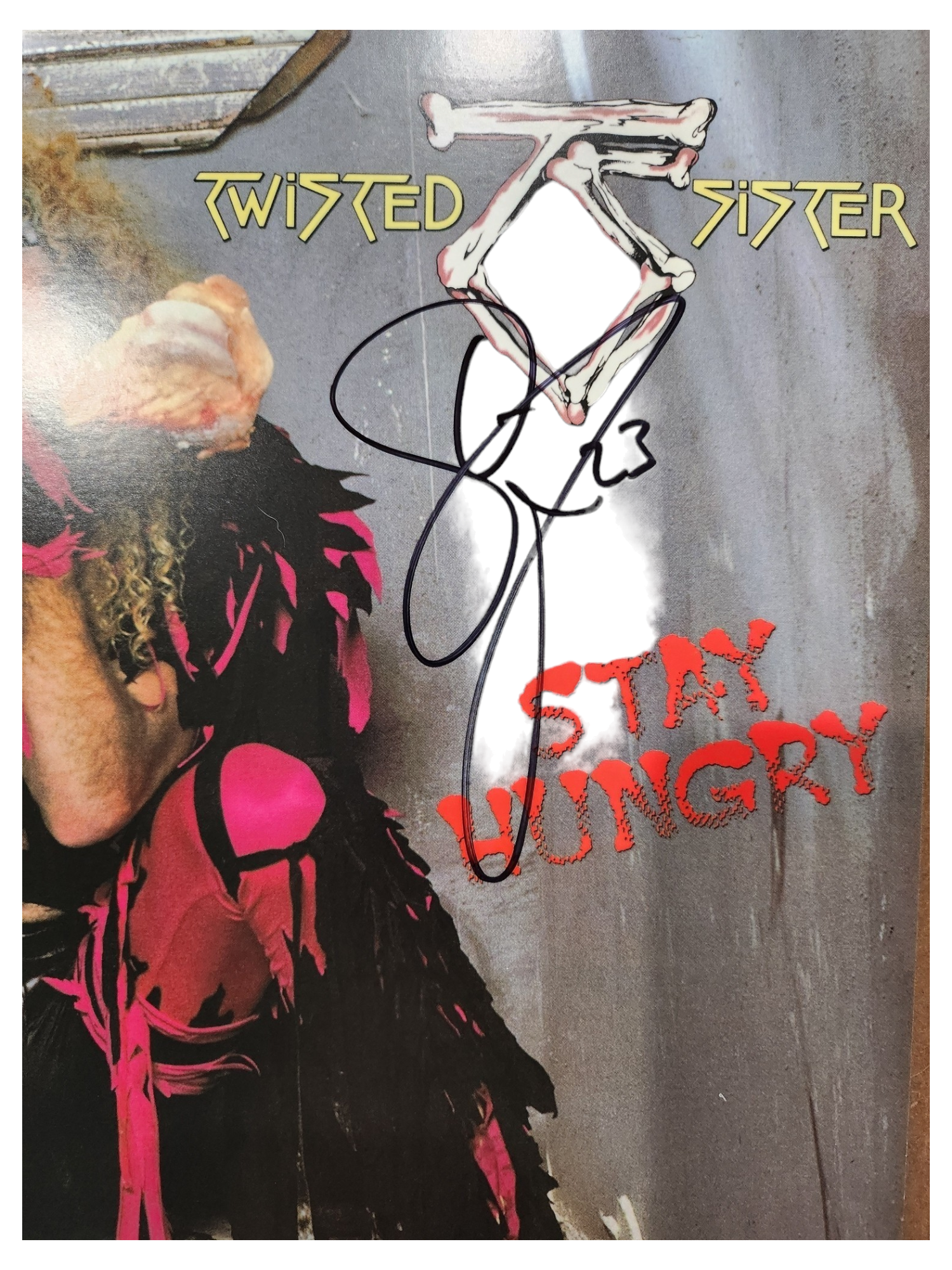 Twisted Sister Stay Hungry Vinyl signed by Dee Snider