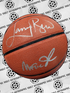 Larry Bird and Magic Johnson Signed Basketball