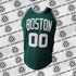 Robert Parrish Signed Green Boston Celtics Stat Jersey Beckett Witnessed COA