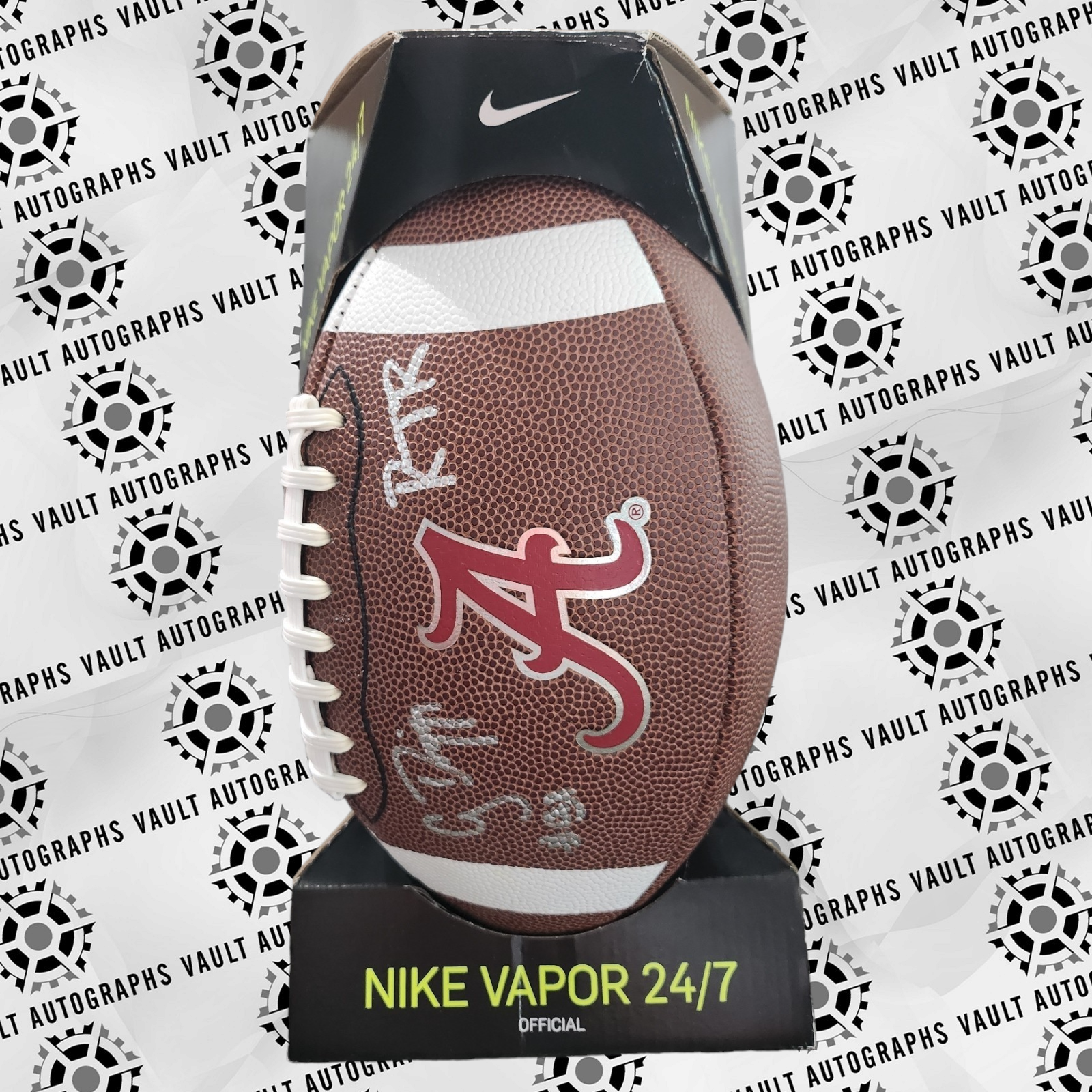 CJ Dippre Signed Nike Vapor Football Beckett Witnessed COA