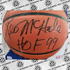 Kevin McHale HOF 99 Signed Basketball Beckett Witnessed COA