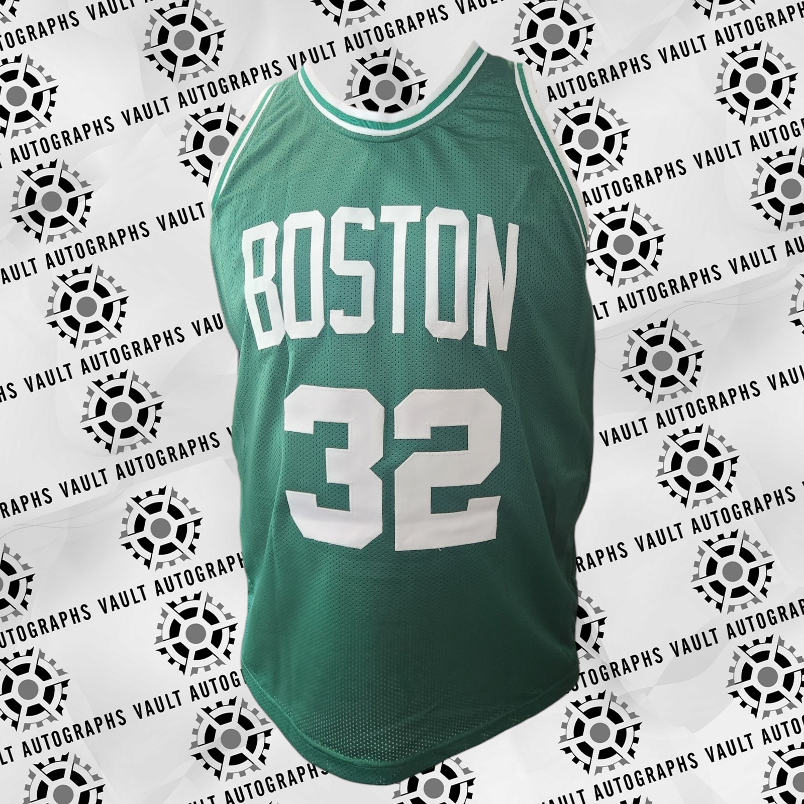 Kevin McHale Signed Career STAT Boston Celtics Jersey Beckett Witnessed COA