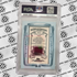 Nick Saban Signed 2013 Topps A&G Framed Mini Relics PSA Encapsulated Card