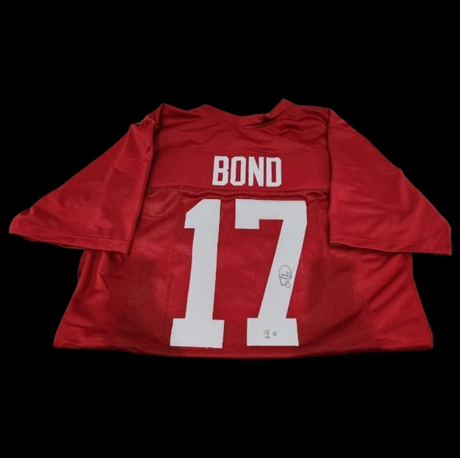 Isaiah Bond Autographed Custom Alabama Crimson Tide Football Crimson Jersey Beckett COA