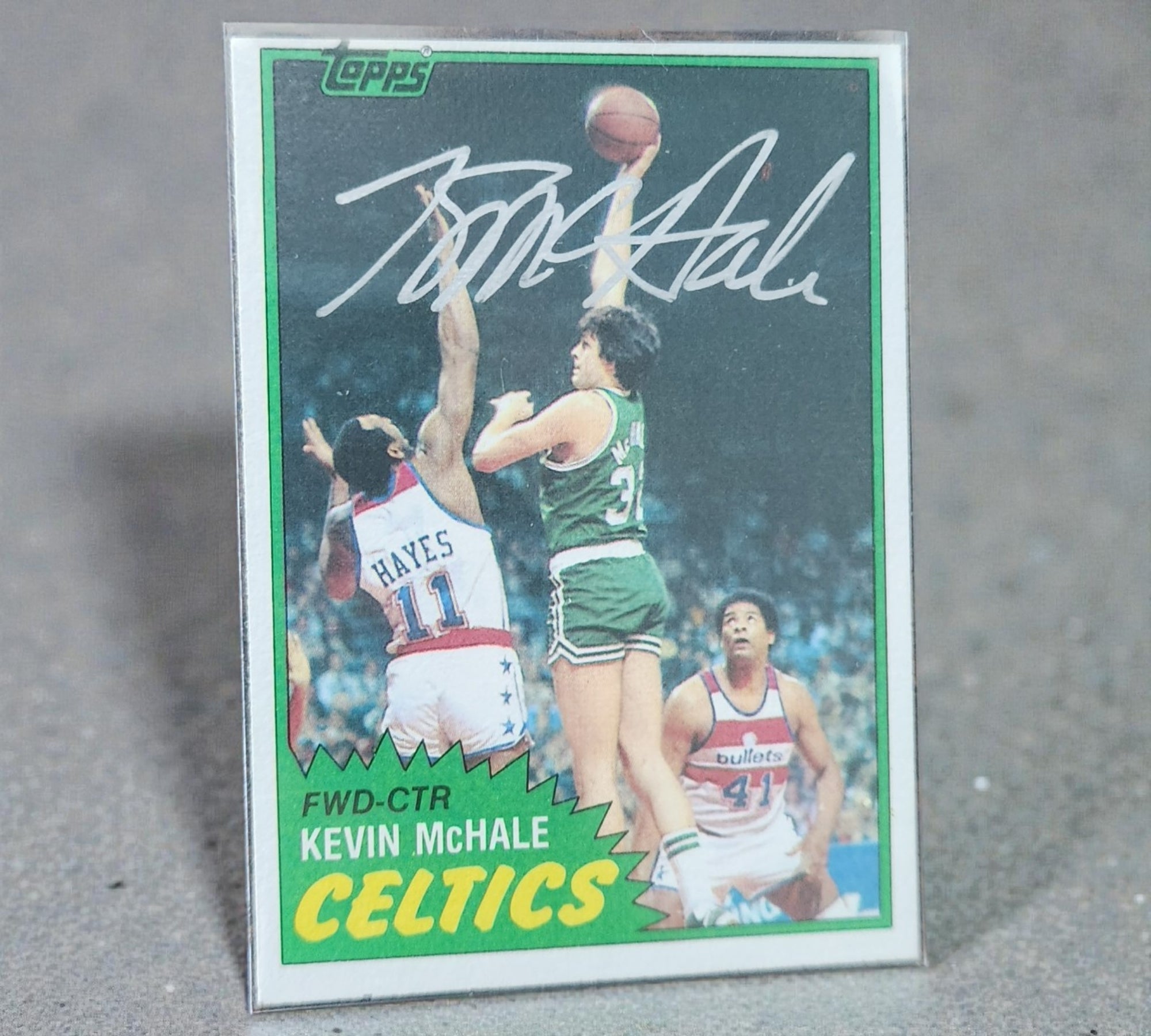 Kevin McHale Signed card