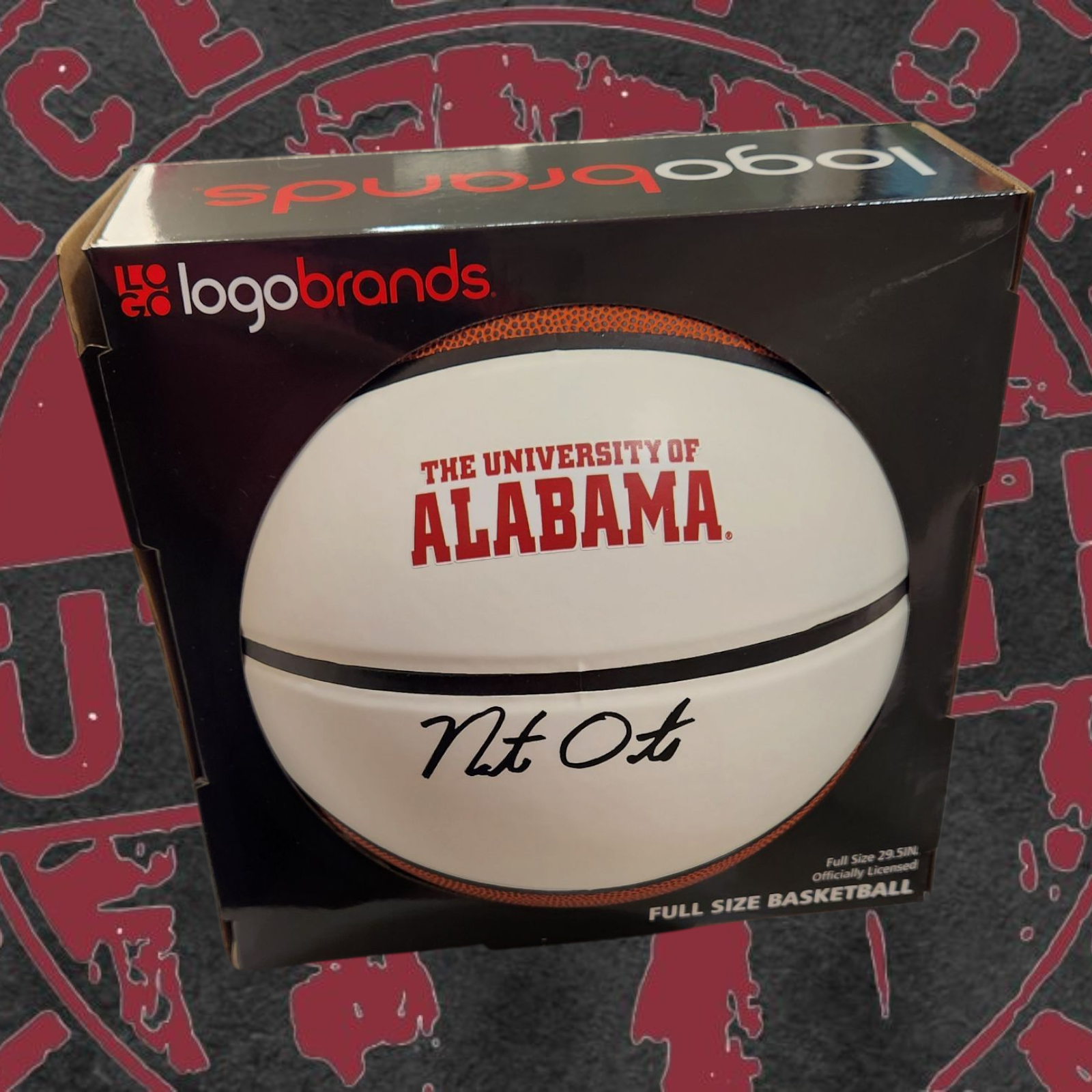 Nate Oats signed Alabama basketball JSA coa
